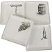 Cocktail Plates, Private Reserve Wine Theme, Black and White Images, Boxed Set of 4