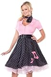 Leg Avenue Sock Hop Sweetie Retro 50s Sock Hop Poodle Skirt Adult Halloween Costume