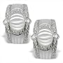 18K white gold Atalanta Mother of Pearl Earring