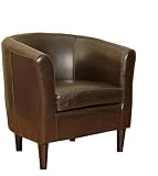 Global Distinctions Leather Tub Chair