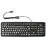Geemarc Großschrift-Tastatur Black XXL - USB Tastatur mit grossen Tasten