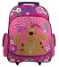 Scooby Doo Peace & Love Large 15" Rolling Backpack [Apparel]