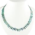 Handmade Kyanite Necklace With Silver Beads