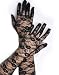 Sexy Black Lace Elbow Length Gloves