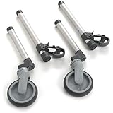 Walker Swivel Wheel with Sure Glide Brake Wheel Size: 5"