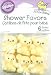 Baby Maize Yellow Flocked Bears Wilton Baby Shower Party Favors Image