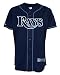 MLB Tampa Bay Rays Adult Short Sleeve 6 Button Synthetic Replica Jersey