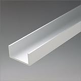 e-kanamono アルミチャンネル 2.0x25(内寸21)x25x5000mm(4M+1M) 生地(表面処理なし)