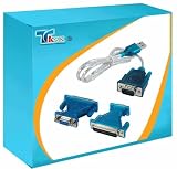 1.8 Meter USB To DB9 RS232 Cable + DB9/DB25 Parallel Adapter, USB specification revision 1.1 and 2.0 compliant, Support 9 pin RS-232 serial interface DB9, Used to connect a parallel interface printer to a USB port on a PC to allow high-speed printing, Ov
