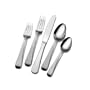 Mikasa Gourmet Basics Satin Tanner 20-Piece Flatware Set, Service for 4