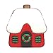 ID 8087 Winter Cottage With Snow Patch Christmas House Felt Iron On Applique