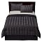 Modern Home Pintuck Comforter Set - Charcoal