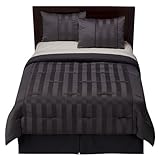 Modern Home Charcoal Pintuck Comforter Set - King