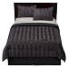 Modern Home Charcoal Pintuck Comforter Set - Queen