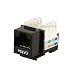 Cat5E Punch Down Keystone Jack - Black