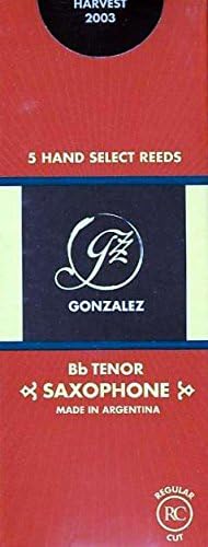 Gonzalez Bb Tenor Saxophone Reeds Strength 1.75, Box of 5
