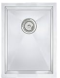 Blanco 516208 Precision Vertical Orientation 16-Inch Medium Bowl Undermount Sink, Stainless Steel