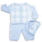 Hartstrings Baby - Infant Boys Long Sleeve Sweater Set, Light Blue