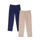 Boys Uniform Flat-Front Pants