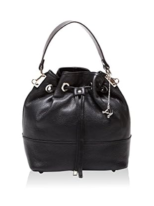 Luisa Vannini Bolso asa de mano Tote (Negro)