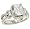Pave Diamond Ring with 2 Emeralds .74cttw (CZ ctr)