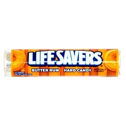 Life Savers Candy, Butter Rum, 1.14-ounce Rolls, 14 Pieces Per Roll (Pack of 20)