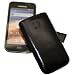 Suncase Ledertasche (Spezielle Anfertigung) f�r Samsung i9000 Galaxy S Plus / i9001 Galaxy S Plus schwarz