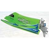 Thunder Tiger Bandit II Ready-To-Run Nitro Tunnel Hull Boat w 3.5cc Outboard by Thunder Tiger