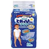 ピジョン オムツとれっぴ～ナイト 24枚入り （夜用パッド/トイレトレーニングに）の画像