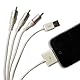 Composite iPhone AV Cable for Apple iPhone / iPad to play Video+Audio with USB power plug for iPhone 3G 3Gs 4 4S, iPad (1 2 3 Generation) and iPod Touch