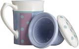 Signature Afternoon 3-piece Tea-for-One Set, Grape Dots