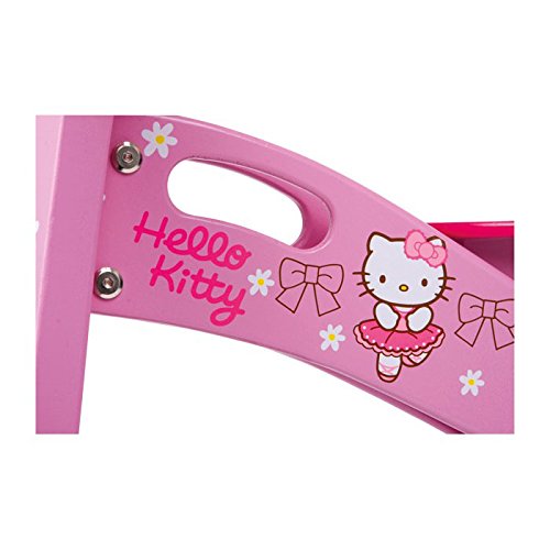 Imagen 2 de Small Foot Company 4739 - Bicicleta (madera y plástico, sillín en 3 posiciones, 82 x 39 x 56 cm), diseño de Hello Kitty