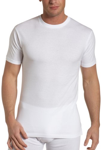 Dockers Men's 4 Pack Crew Neck T-Shirt,White,Medium