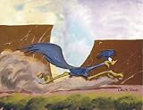 Road Runner Desert Duo Limited Edition 79x60cm Art247com Poster Print