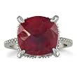 Image of Ruby and Diamond Ring