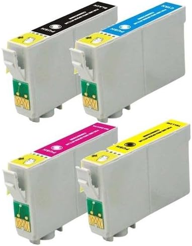 4 Pack Elite Supplies ® Remanufactured Inkjet Cartridge Replacement for #200 #200XL T200 T200XL, Epson T200XL120 T200XL220 T200XL320 T200XL420 Works With Epson Expression XP-200 Small-in-One, Expression XP-300 Small-in-One, Expression XP-310 Small-in-One, Expression XP-400 Small-in-One, Expression XP-410 Small-in-One, WorkForce WF-2520, WorkForce WF-2530, WorkForce WF-2540 (1 Black, 1 Cyan, 1 Magenta, 1 Yellow)