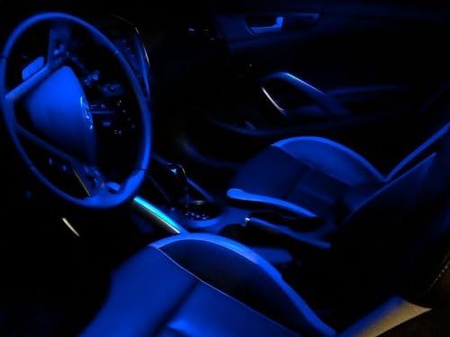 8x Blue LED lights interior package kit for Honda Accord #2