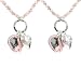 Valentine Gift Set: 2 Beverly Ann's Breast Cancer Awareness Pink Bead Necklaces