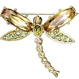 Jay Strongwater Gold Dragonfly Pin