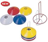 Football America 2 Plastic Cones With Stand - 40 pack