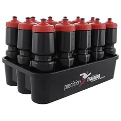 Precision Training 12 Water Bottles + Carrier