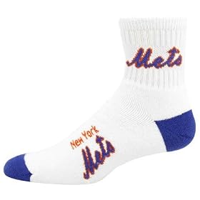 New York Mets White (501) 10-13 Tall Socks