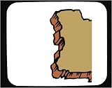 Mouse Pad with Angola, geographical, map, outline, geography, region, place, land