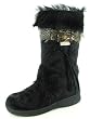 Bearpaw Kana Womens Goat Fur Sheepskin Boots