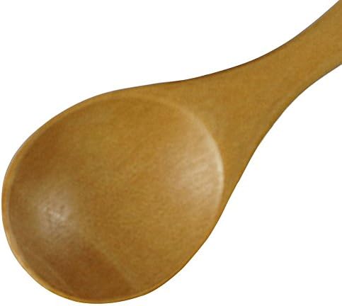 Hekunn Handmade Good Grips Small Wooden Spoons for Kids and Baby Feeding