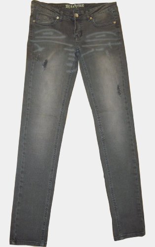 Grey Wash Skinny Jeans