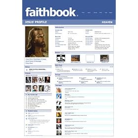 (24x36) Faithbook Jesus' Profile Art Poster: Home &amp; Kitchen
