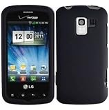 Black Hard Case Cover for LG Optimus Slider LS700 LG Gelato Q
