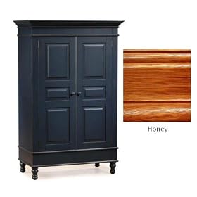 Alligator Enterprises 17000MHO Monterey Armoire in Honey by Alligator Enterprises
