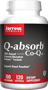 Jarrow Formulas Q-Absorb Co-Q10, 100 mg, 120 Count